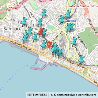 Mappa Via Salvatore Marano, 84123 Salerno SA, Italia (0.5)