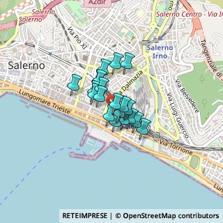 Mappa Via Salvatore Marano, 84123 Salerno SA, Italia (0.2475)
