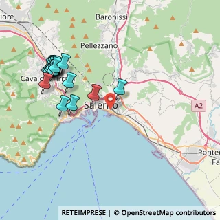 Mappa Via SS. Martiri Salernitani, 84123 Salerno SA, Italia (5.0045)