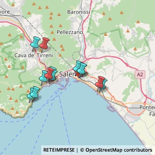 Mappa Via Santi Martiri Salernitani, 84123 Salerno SA, Italia (3.53462)