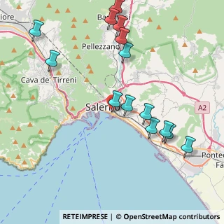 Mappa Via SS. Martiri Salernitani, 84123 Salerno SA, Italia (4.98071)