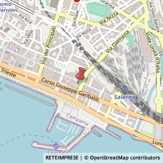 Mappa Corso Vittorio Emanuele, 95, 84123 Salerno, Salerno (Campania)