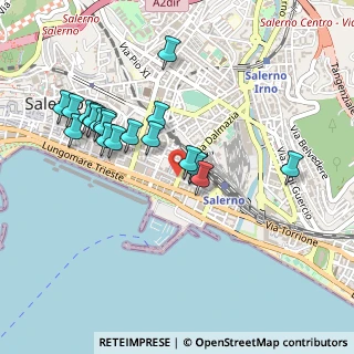 Mappa Via SS. Martiri Salernitani, 84123 Salerno SA, Italia (0.486)