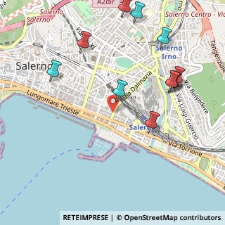 Mappa Via SS. Martiri Salernitani, 84123 Salerno SA, Italia (0.65545)