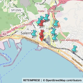 Mappa Via Santi Martiri Salernitani, 84123 Salerno SA, Italia (0.88273)