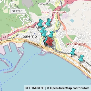 Mappa Via SS. Martiri Salernitani, 84123 Salerno SA, Italia (0.58933)