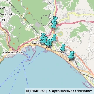 Mappa Via Santi Martiri Salernitani, 84123 Salerno SA, Italia (1.33286)