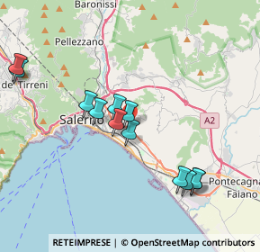 Mappa Via dei Moscani, 84133 Salerno SA, Italia (4.0625)