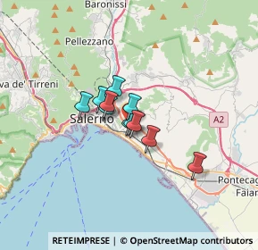 Mappa Via S. Felice in Felline, 84134 Salerno SA, Italia (1.90818)