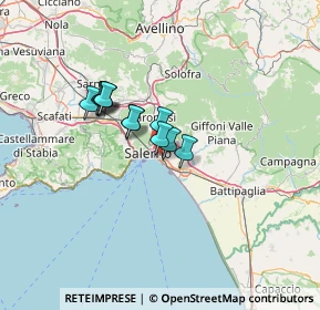 Mappa Via S. Felice in Felline, 84134 Salerno SA, Italia (9.39364)