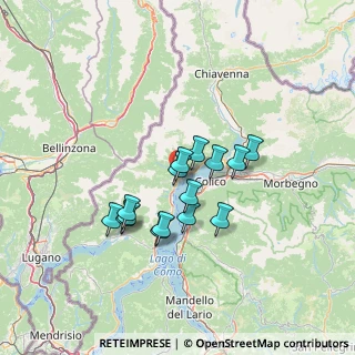 Mappa Via Giussanico, 22015 Gravedona ed Uniti CO, Italia (10.55867)