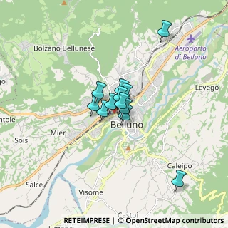 Mappa Via Camillo Benso Cavour, 32100 Belluno BL, Italia (0.95833)