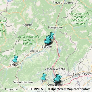 Mappa Via Camillo Benso Cavour, 32100 Belluno BL, Italia (15.93176)