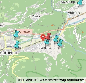 Mappa Via Stelvio, 23018 Talamona SO, Italia (2.87455)
