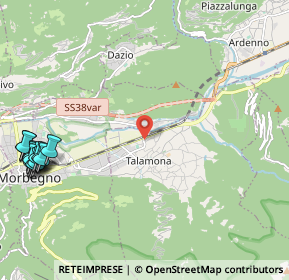 Mappa Via Stelvio, 23018 Talamona SO, Italia (3.1375)