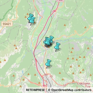 Mappa Via dei Colli, 38015 Lavis TN, Italia (2.09818)