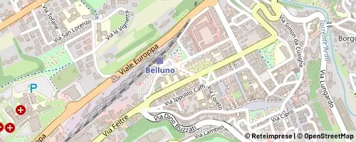 Mappa Belluno