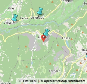 Mappa Via Alessandro Manzoni, 38041 Albiano TN, Italia (3.58636)