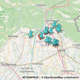 Mappa Via Mons. Oscar Romero, 33038 San Daniele del Friuli UD, Italia (9.74857)
