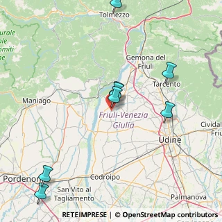 Mappa Via Mons. Oscar Romero, 33038 San Daniele del Friuli UD, Italia (25.64545)