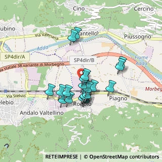 Mappa Via per Mantello, 23010 Rogolo SO, Italia (0.675)