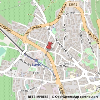 Mappa Via Clementi Giuseppe, 47, 38015 Lavis, Trento (Trentino-Alto Adige)