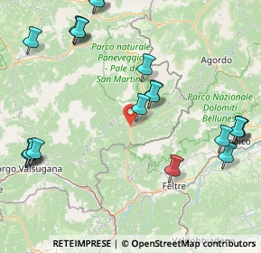 Mappa Busarel, 38050 Imer TN, Italia (20.88)