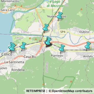 Mappa COMM.LE FUENTES, 23010 Piantedo SO, Italia (1.63364)