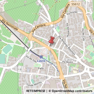 Mappa Via Giuseppe Clementi, 66, 38015 Lavis, Trento (Trentino-Alto Adige)