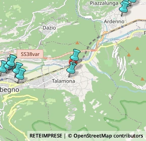 Mappa Via alla Provinciale, 23018 Talamona SO, Italia (3.12333)
