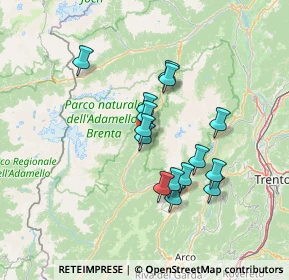 Mappa Via dei Giardini, 38086 Massimeno TN, Italia (11.498)