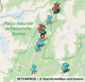 Mappa Via dei Giardini, 38086 Massimeno TN, Italia (7.9085)