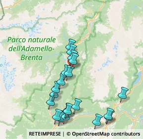 Mappa Via dei Giardini, 38086 Massimeno TN, Italia (8.2015)