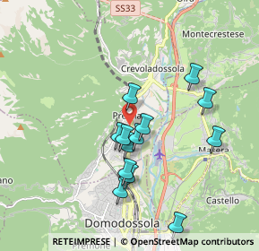 Mappa 28865 Crevoladossola VB, Italia (1.61692)