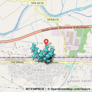Mappa Via Petrini, 23014 Delebio SO, Italia (0.356)