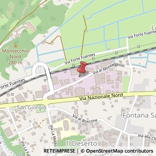 Mappa Via al Monteggiolo, 15, 23823 Colico, Lecco (Lombardia)