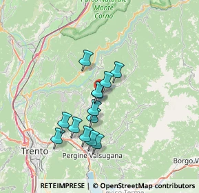 Mappa Frazione Sternigo, 38042 Baselga di Piné TN, Italia (5.60538)