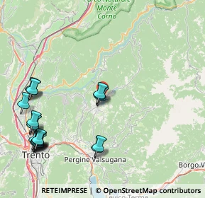 Mappa Frazione Sternigo, 38042 Baselga di Piné TN, Italia (10.328)