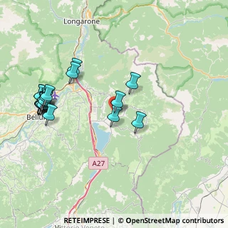 Mappa Via IV Novembre, 32015 Puos d'Alpago BL, Italia (8.9915)