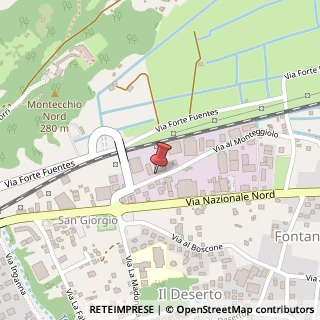 Mappa Via al Monteggiolo, 3, 23823 Colico, Lecco (Lombardia)