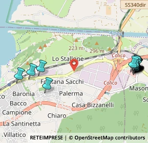 Mappa Via la Croce, 23823 Colico LC, Italia (1.46)