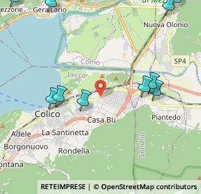 Mappa Via la Croce, 23823 Colico LC, Italia (2.86818)