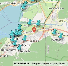 Mappa Via la Croce, 23823 Colico LC, Italia (2.4285)