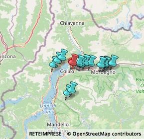 Mappa Via la Croce, 23823 Colico LC, Italia (8.70267)