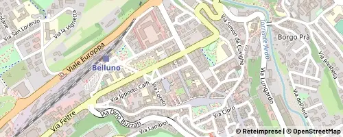 Mappa Belluno