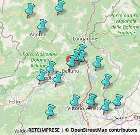 Mappa 32100, 32100 Belluno BL, Italia (15.86056)