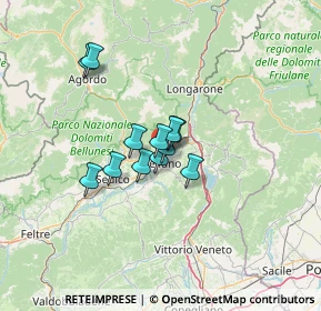 Mappa 32100, 32100 Belluno BL, Italia (8.35333)