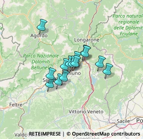 Mappa 32100, 32100 Belluno BL, Italia (7.99429)