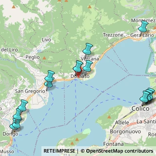 Mappa Via Garibaldi, 22013 Domaso CO, Italia (2.89188)