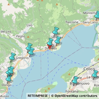 Mappa Via Garibaldi, 22013 Domaso CO, Italia (2.93333)